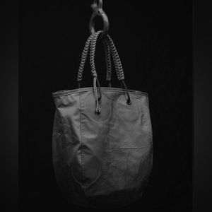 RARE Red Flag Design Heavy-Duty Hypalon tote bag